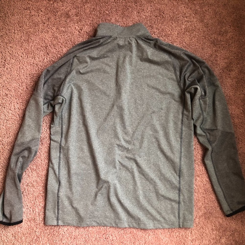 Gray Reebok Quarter Zip Pullover - Picture 2 of 3